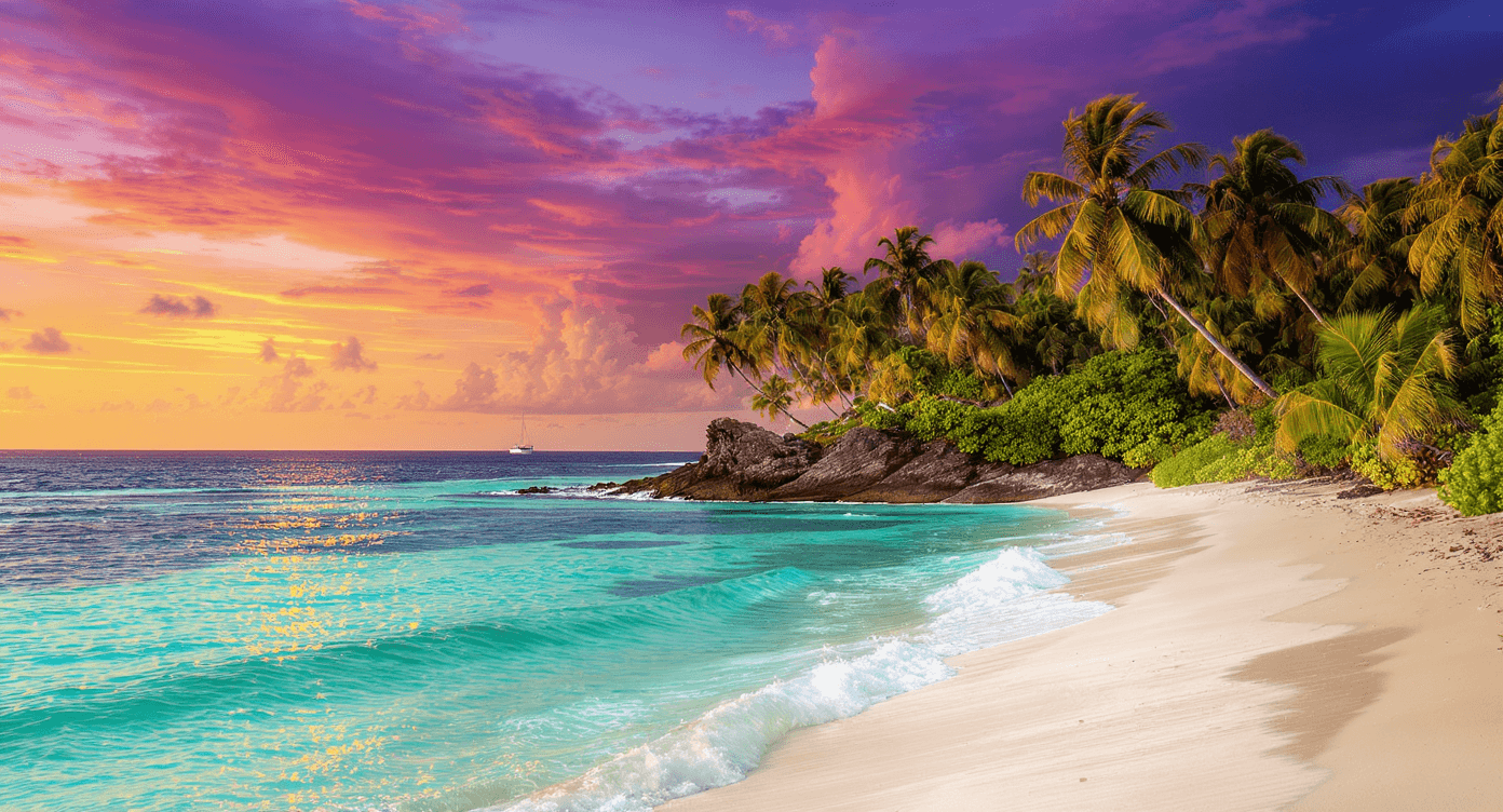 AI Generated Beach